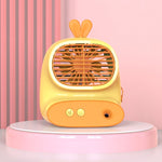 Ventilatore umidificatore da tavolo ricaricabile CS1319