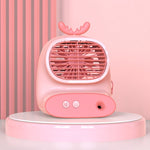 Ventilatore umidificatore da tavolo ricaricabile CS1319