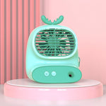 Ventilatore umidificatore da tavolo ricaricabile CS1319