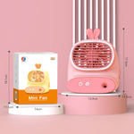Ventilatore umidificatore da tavolo ricaricabile CS1319