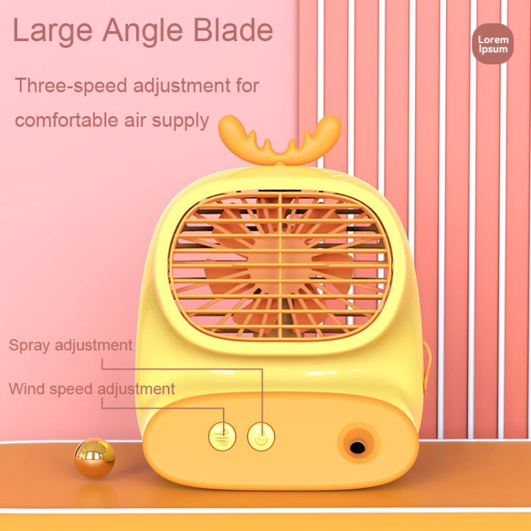 Ventilatore umidificatore da tavolo ricaricabile CS1319