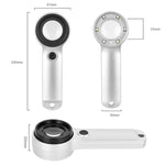 Lente d'ingrandimento portatile 30X con luce LED