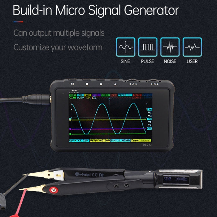 MINIWARE DT71 Multimetro generatore di segnale con pinzette digitali di misurazione, DT71