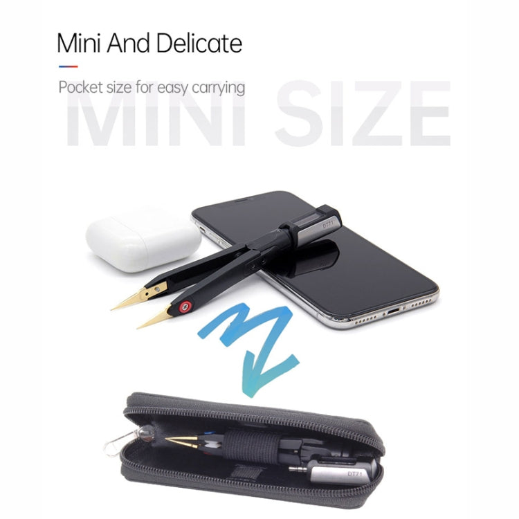 MINIWARE DT71 Multimetro generatore di segnale con pinzette digitali di misurazione, DT71