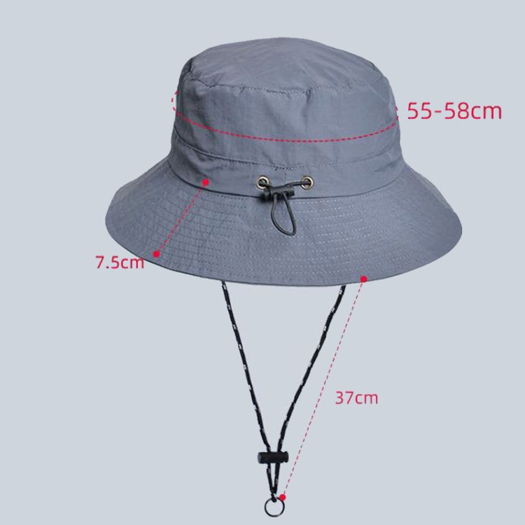 XBG-9225 Cappello da pescatore impermeabile estivo Cappello pieghevole per protezione solare