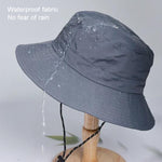 XBG-9225 Cappello da pescatore impermeabile estivo Cappello pieghevole per protezione solare