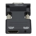 Adattatore HDMI a VGA con cavo audio 1080P 60Hz