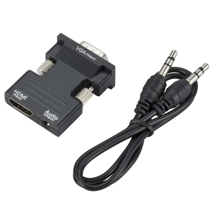 Adattatore HDMI per proiettore con cavo audio Convertitore HD per computer, HDMI to VGA, VGA to HDMI