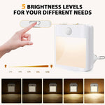 NL2101 Sensore di movimento LED Night Light AC Plug Dimmer Sleep Lights,Spec:, NL2101 Warm EU Plug, NL2101 Warm and White EU Plug, NL2101 Warm US Plug, NL2101 Warm and White US Plug, NL2101 Warm UK Plug, NL2101 Warm and White UK Plug