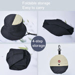 XBG-9226 Cappelli da sole per esterni Cappello da pescatore pieghevole con protezione solare abbinato