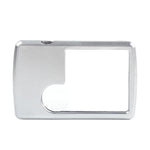 Lente d'ingrandimento portatile rettangolare 3-6X con LED 2 pezzi