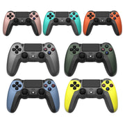 KM048 per PS4 Bluetooth Wireless Gamepad Controller 4.0 con barra luminosa, KM048 (Mint Green), KM048 (Cangling Green), KM048 (Vitality Orange), KM048 (Rose Pink), KM048 (Lemon Yellow), KM048 (Mountain Blue), KM048 (Battle Gray), KM048 (Elegant Silver)...