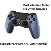 KM048 per PS4 Bluetooth Wireless Gamepad Controller 4.0 con barra luminosa, KM048 (Mint Green), KM048 (Cangling Green), KM048 (Vitality Orange), KM048 (Rose Pink), KM048 (Lemon Yellow), KM048 (Mountain Blue), KM048 (Battle Gray), KM048 (Elegant Silver)...
