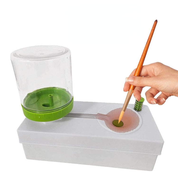 Strumento per la pulizia dei pennelli per pittura a olio con rondella per penna per vernice per contenitore dell'acqua, GEN 1 Green, GEN 1 Pink