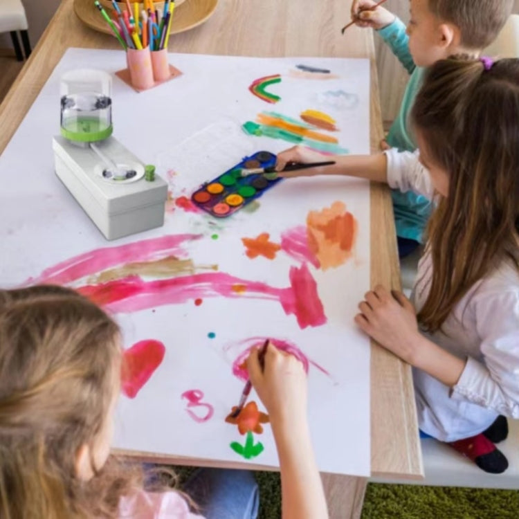 Strumento per la pulizia dei pennelli per pittura a olio con rondella per penna per vernice per contenitore dell'acqua, GEN 1 Green, GEN 1 Pink