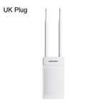 COMFAST CF-EW61 Access Point wireless per esterni, 300 Mbps, 2,4 GHz, con doppia antenna esterna da 5 dBi, EU Plug, US Plug, UK Plug, AU Plug