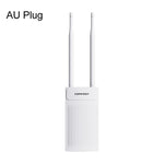 COMFAST CF-EW61 Access Point wireless per esterni, 300 Mbps, 2,4 GHz, con doppia antenna esterna da 5 dBi, EU Plug, US Plug, UK Plug, AU Plug