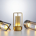 Lampada da tavolo a croce vintage interamente in alluminio Lampada da campeggio portatile da campeggio esterna per hotel, 2000mAh (Bronze), 2600mAh (Bronze), 2000mAh (Silver), 2600mAh (Silver), 2000mAh (Matte Black), 2600mAh (Matte Black)