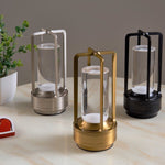 Lampada da tavolo a croce vintage interamente in alluminio Lampada da campeggio portatile da campeggio esterna per hotel, 2000mAh (Bronze), 2600mAh (Bronze), 2000mAh (Silver), 2600mAh (Silver), 2000mAh (Matte Black), 2600mAh (Matte Black)