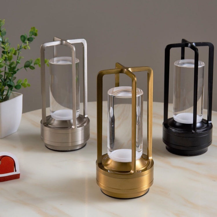 Lampada da tavolo a croce vintage interamente in alluminio Lampada da campeggio portatile da campeggio esterna per hotel, 2000mAh (Bronze), 2600mAh (Bronze), 2000mAh (Silver), 2600mAh (Silver), 2000mAh (Matte Black), 2600mAh (Matte Black)