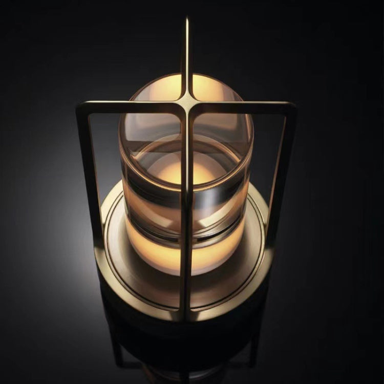 Lampada da tavolo a croce vintage interamente in alluminio Lampada da campeggio portatile da campeggio esterna per hotel, 2000mAh (Bronze), 2600mAh (Bronze), 2000mAh (Silver), 2600mAh (Silver), 2000mAh (Matte Black), 2600mAh (Matte Black)