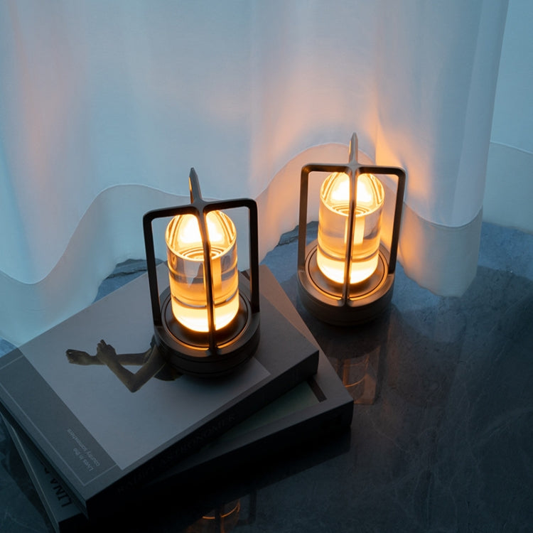Lampada da tavolo a croce vintage interamente in alluminio Lampada da campeggio portatile da campeggio esterna per hotel, 2000mAh (Bronze), 2600mAh (Bronze), 2000mAh (Silver), 2600mAh (Silver), 2000mAh (Matte Black), 2600mAh (Matte Black)