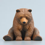 Magneti da frigo per la figura dello zoo addormentato seduto della serie Warm, Brown Bear, Pug dog, Fat Cat, Hedgehog