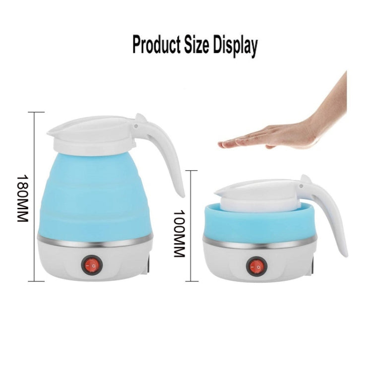Bollitore elettrico pieghevole in silicone 0,6L 600W