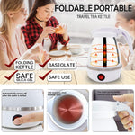 Bollitore elettrico pieghevole in silicone 0,6L 600W