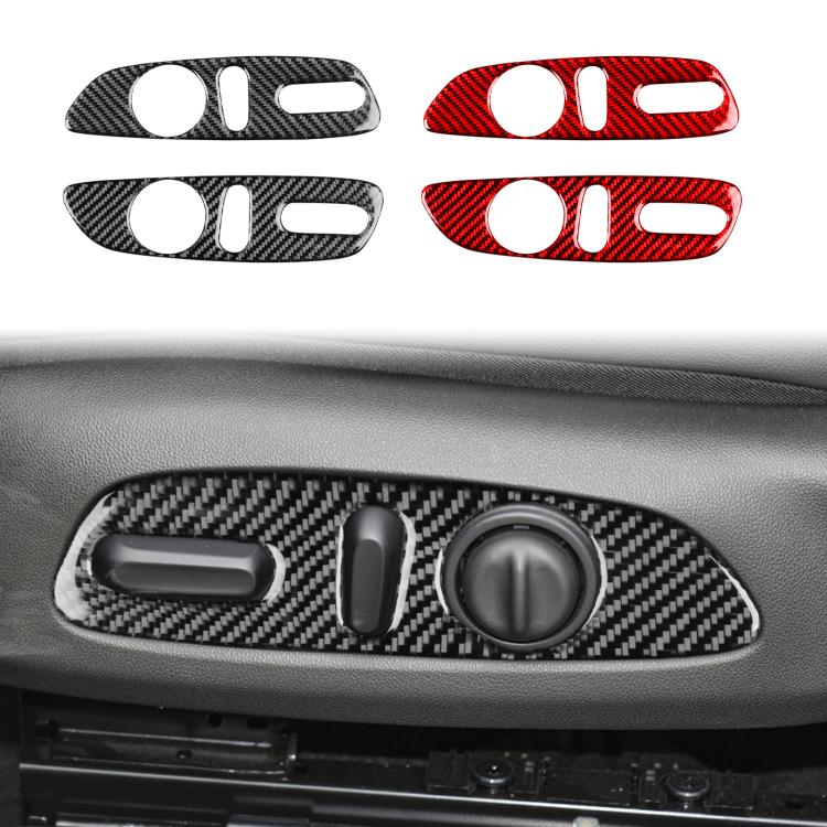 Per Chevrolet Malibu 2016-2024 2 pezzi/set adesivo per pulsante di regolazione del sedile con guida a sinistra