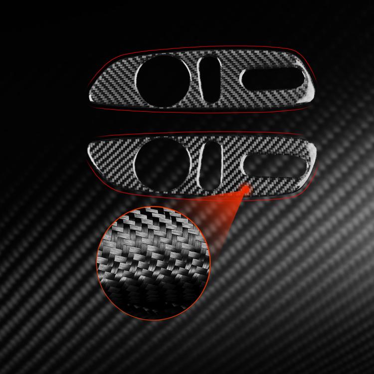 Per Chevrolet Malibu 2016-2024 2 pezzi/set adesivo per pulsante di regolazione del sedile con guida a sinistra