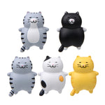Fat Cat 3D frigorifero magnete adesivo magnetico custodia per telefono accessori fai da te, Fat Cat (Yellow), Fat Cat (Gray), Fat Cat (Gray -white), Fat Cat (3-color), Fat Cat (Black)