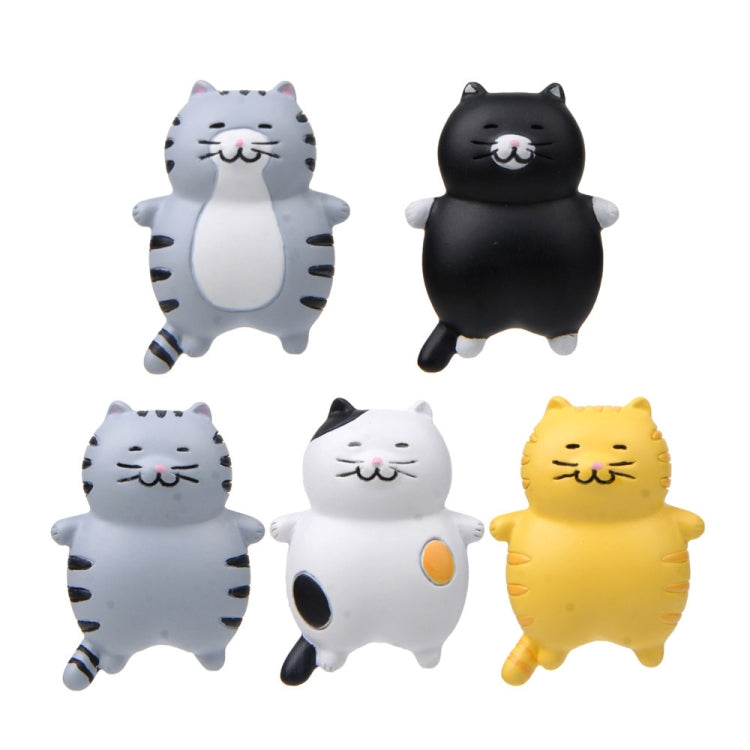 Fat Cat 3D frigorifero magnete adesivo magnetico custodia per telefono accessori fai da te, Fat Cat (Yellow), Fat Cat (Gray), Fat Cat (Gray -white), Fat Cat (3-color), Fat Cat (Black)