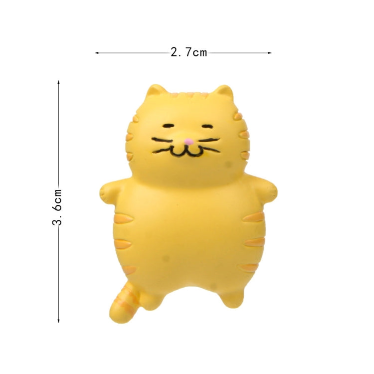 Fat Cat 3D frigorifero magnete adesivo magnetico custodia per telefono accessori fai da te, Fat Cat (Yellow), Fat Cat (Gray), Fat Cat (Gray -white), Fat Cat (3-color), Fat Cat (Black)