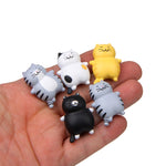 Fat Cat 3D frigorifero magnete adesivo magnetico custodia per telefono accessori fai da te, Fat Cat (Yellow), Fat Cat (Gray), Fat Cat (Gray -white), Fat Cat (3-color), Fat Cat (Black)