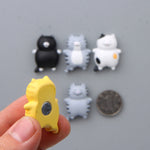 Fat Cat 3D frigorifero magnete adesivo magnetico custodia per telefono accessori fai da te, Fat Cat (Yellow), Fat Cat (Gray), Fat Cat (Gray -white), Fat Cat (3-color), Fat Cat (Black)