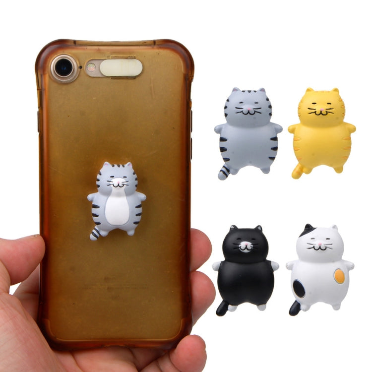 Fat Cat 3D frigorifero magnete adesivo magnetico custodia per telefono accessori fai da te, Fat Cat (Yellow), Fat Cat (Gray), Fat Cat (Gray -white), Fat Cat (3-color), Fat Cat (Black)