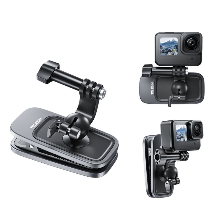 TELESIN Supporto magnetico rotazione 360° per action cam