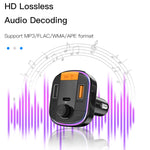 Yesido Y45 Caricabatteria per auto PD Accendisigari QC Ricarica per auto USB Bluetooth Display digitale FM, Y45