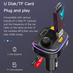 Yesido Y45 Caricabatteria per auto PD Accendisigari QC Ricarica per auto USB Bluetooth Display digitale FM, Y45