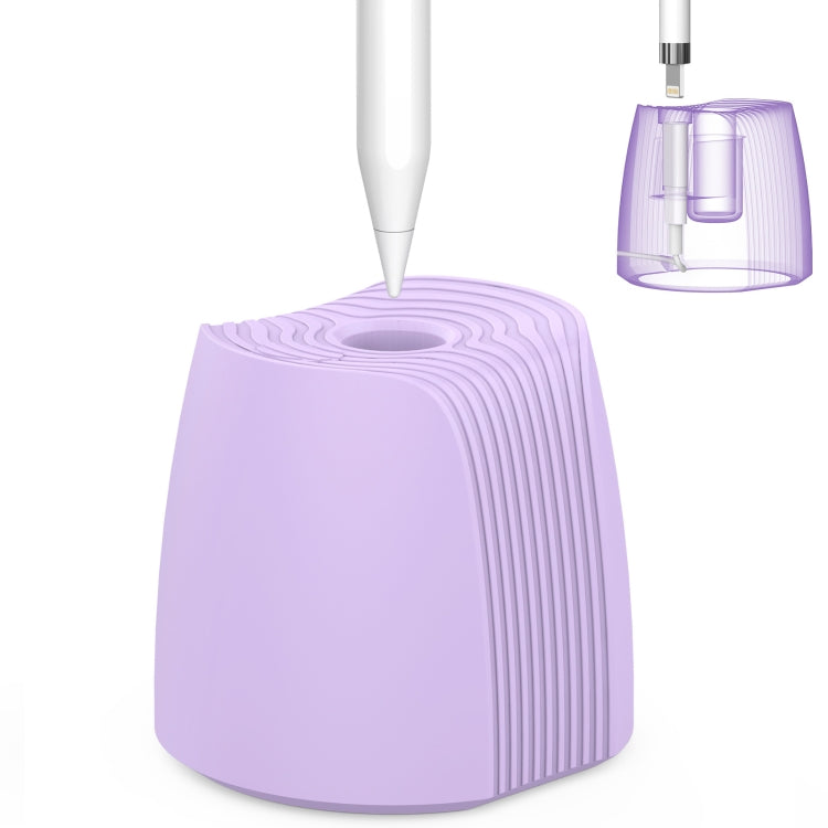 Per Apple Pencil 1/2 AhaStyle PT-LC04 Supporto base in silicone per penna per scrittura a mano