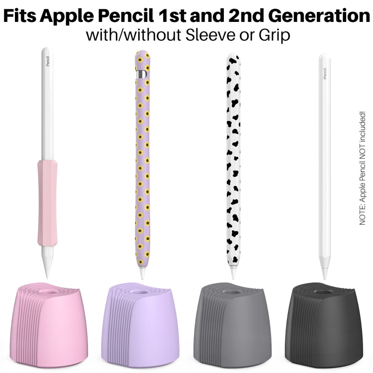 Per Apple Pencil 1/2 AhaStyle PT-LC04 Supporto base in silicone per penna per scrittura a mano