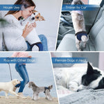 Pantaloni fisiologici per cani traspiranti Pantaloni mestruali Pantaloni sanitari anti-molestie, Blue S: 24-32cm, Blue M: 35-43cm, Blue L: 40-49cm, Blue XL: 50-59cm, Black S: 24-32cm, Black M: 35-43cm, Black L: 40-49cm, Black XL: 50-59cm