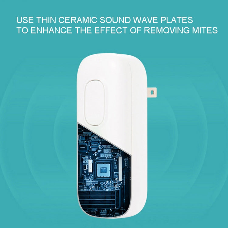 ZCC01 Strumento per la rimozione degli acari repellente per topi repellente per zanzare ad ultrasuoni, US Plug, UK Plug, EU Plug