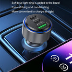 Caricabatterie rapido USB 3.0 per auto Yesido Y50 Ricarica rapida PD in lega di alluminio da 30 W, Y50