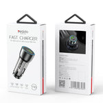 Caricabatterie rapido USB 3.0 per auto Yesido Y49 Ricarica rapida PD traslucida da 30 W, Y49