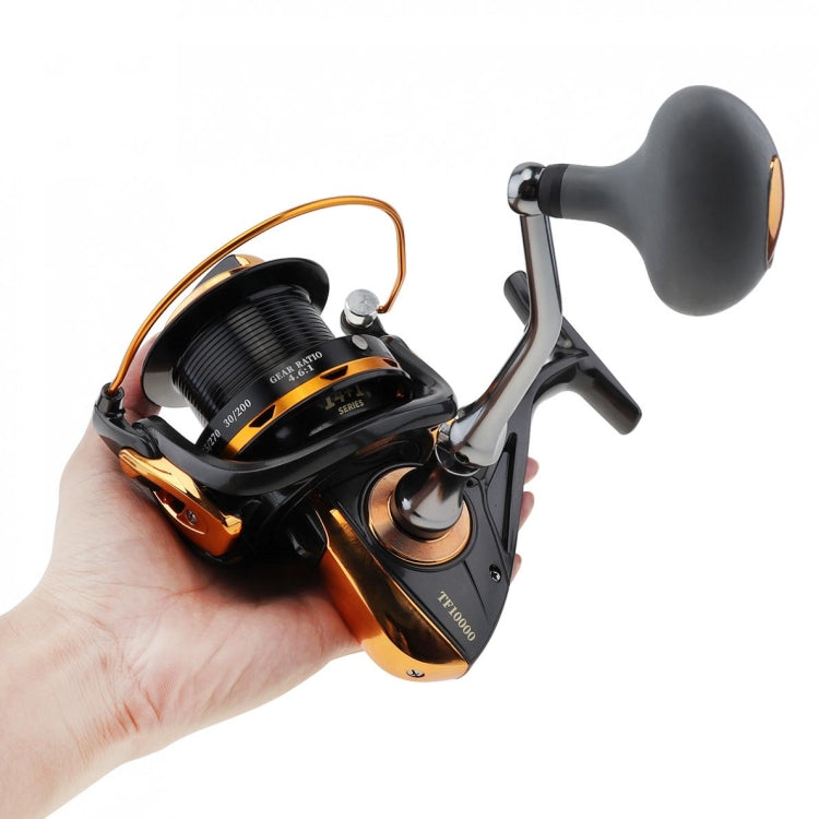 Mulinello da lancio a lunga distanza Mulinello da pesca con canna da mare senza interruzioni Mulinello da spinning, TF8000, TF9000, TF10000, TF11000