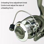 Lenza da pesca con testa di placcatura in plastica Mulinello da casting fedele, YUMOSHI SC1000, YUMOSHI SC2000, YUMOSHI SC3000, YUMOSHI SC4000, YUMOSHI SC5000, YUMOSHI SC6000, YUMOSHI SC7000