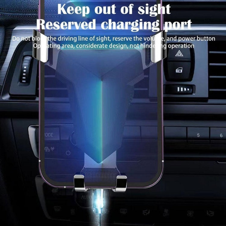 Porta cellulare triangolare per presa d'aria per auto con navigazione a gravità