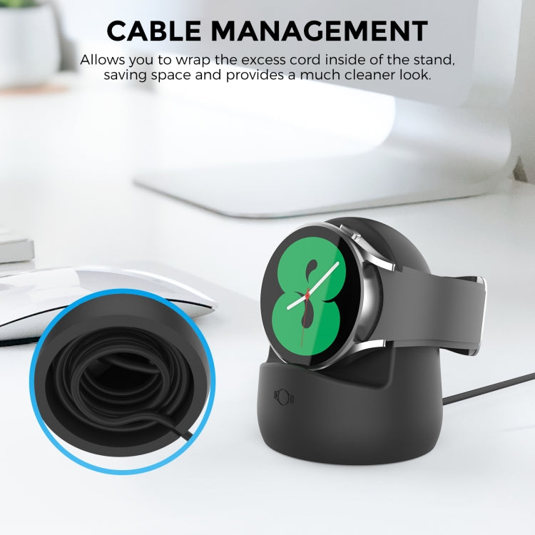 Supporto di ricarica in silicone per orologio AhaStyle PT181 per Galaxy Watch 3/4 / Active / Active 2